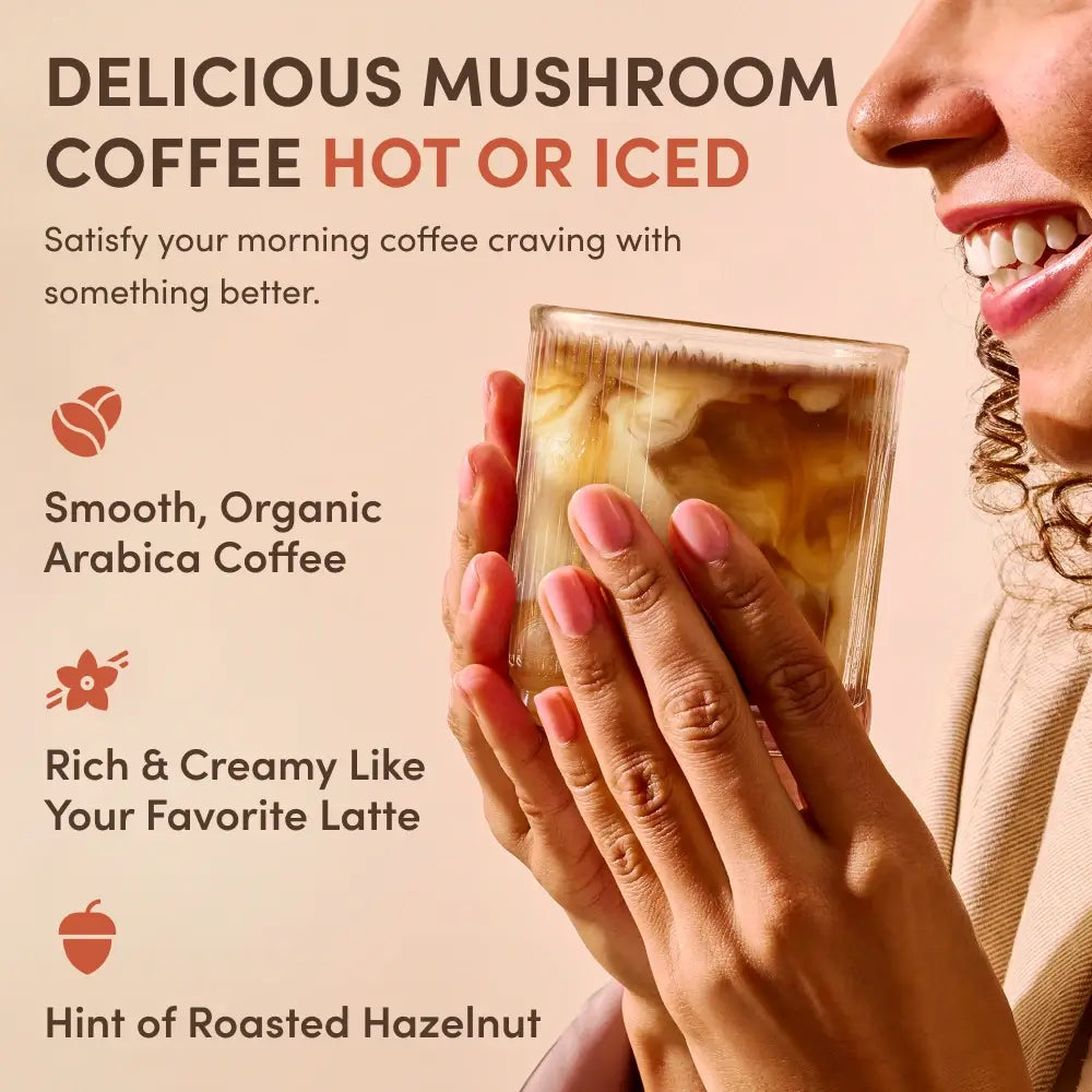 Mushroom Coffee (30 Servings) - Coffee Upgrade for Morning Routine