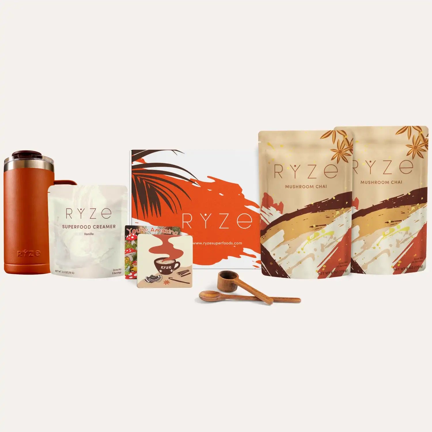 Mushroom Chai Starter Kit (40 Servings) - Morning Fuel Coffee