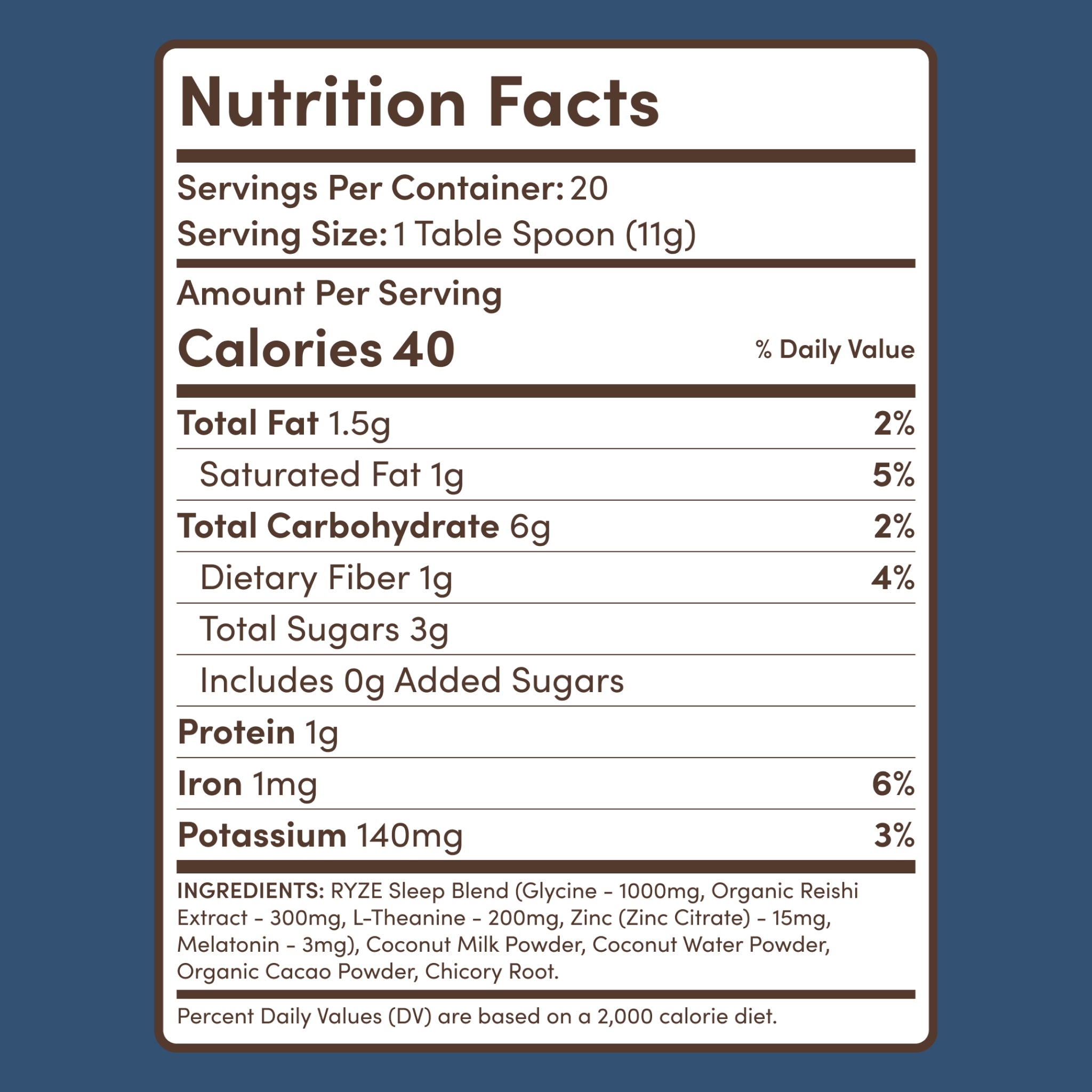 Mushroom Hot Cocoa (20 servings) - Wellness Support Blend