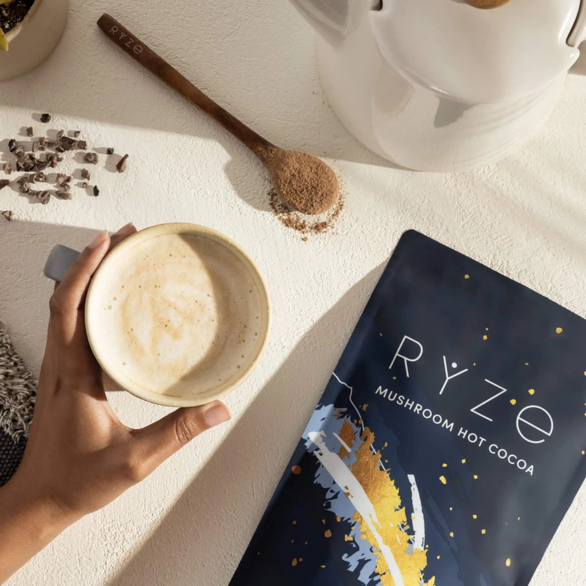 RYZE Ritual Set (Cocoa + Coffee) - Superfood Coffee for Morning Wellness