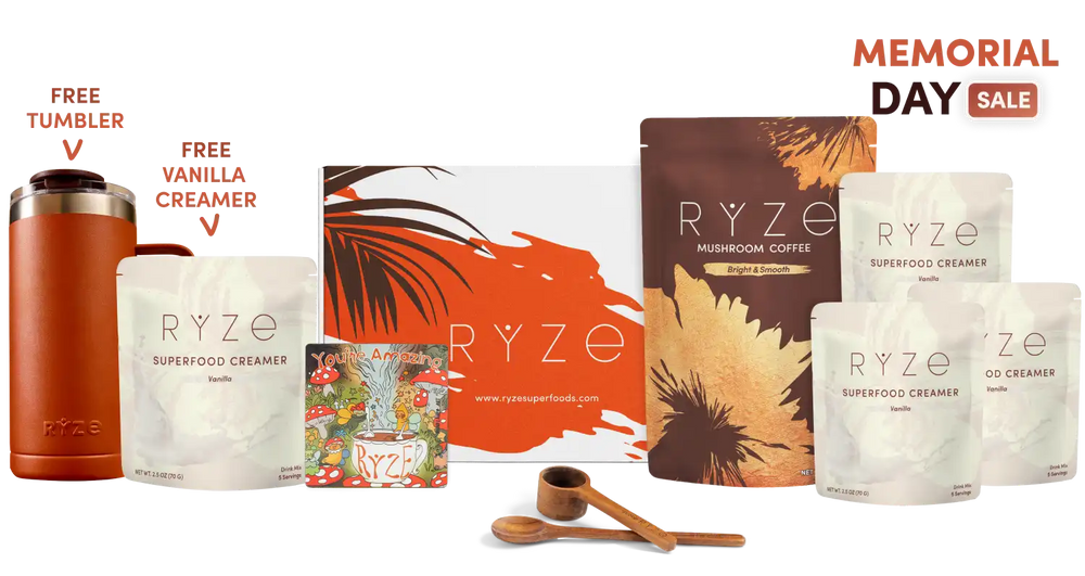 Ultimate RYZE Vanilla Latte Bundle (Vanilla Creamer + Coffee) - Better Brew for Daily Routine
